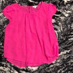 Bright pink thin 100% poly